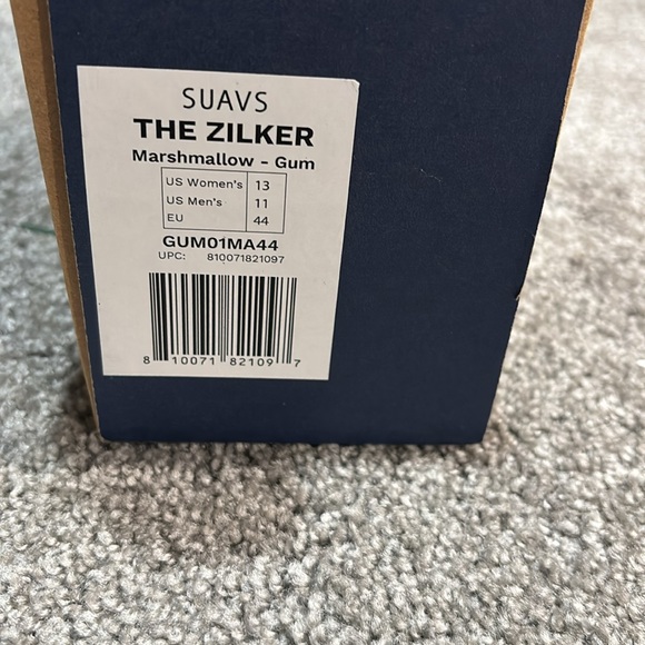 Suavs The Zilker Size 11 Men’s Size 13 Women’s White Sneaker Marshmallow Gum - Picture 3 of 4